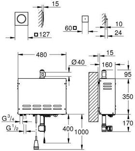 GROHE Dampfgenerator F-digital Deluxe