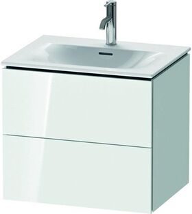 Duravit Waschtischunterbau L-CUBE 550x620x481mm weiß hochglanz