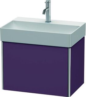 Duravit WT-Unterbau XSQUARE COMPACT 397x584x390mm aubergine seidenmatt