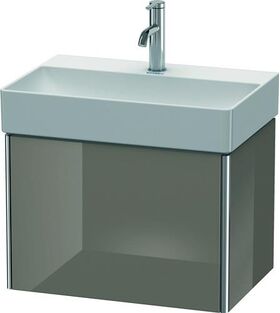 Duravit WTU COMPACT XSQUARE 397x584x390mm flannel grey hochglanz