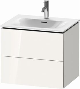 Duravit Waschtischunterbau L-CUBE 550x620x481mm weiß supermatt