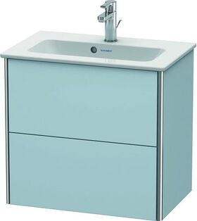 Duravit WT-Unterbau XSQUARE COMPACT 560x610x388mm lichtblau seidenmatt