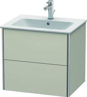 Duravit Waschtischunterbau XSQUARE 560x610x478mm taupe matt