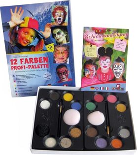 12 Farben-Profi-Schmink-Palette