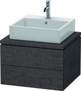 Duravit Konsolenunterschrank L-CUBE 400x620x547mm eiche dunkel gebürstet