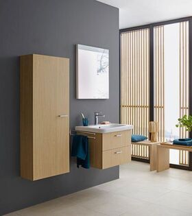 Duravit Spiegel BRIOSO m Be 700x620x45mm 17 W weiß matt