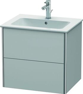 Duravit Waschtischunterbau XSQUARE 560x610x478mm nordic weiß seidenmatt