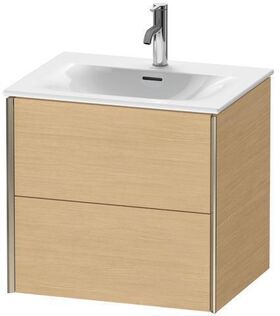 Duravit Waschtischunterbau XVIU 610x557x480mm 2 Sk Prof. sw ma we s-matt