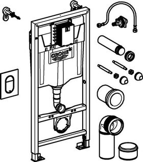 Grohe WC-Element RAPID SL 3-in-1-Set f WC