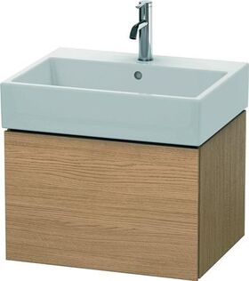 Duravit Waschtischunterbau L-CUBE 394x584x459mm europäische eiche