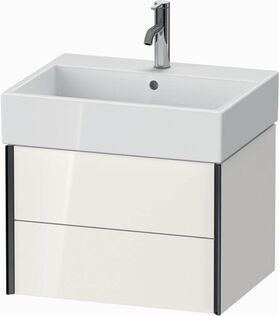 Duravit Waschtischunterbau XVIU 397x584x454mm Prof. sw ma weiß hochglanz