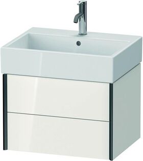 Duravit Waschtischunterbau XVIU 397x584x454mm Prof. sw ma weiß hochglanz