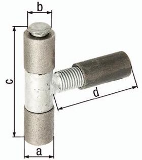 Anschweißband 27x15x90x92mm STA roh GAH