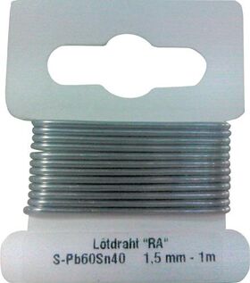 Lötdraht ISO-Core® RA 1,5mm 1m S-Pb60Sn40 FELDER