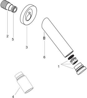 Wanneneinlauf AXOR STARCK DN 20 stainless steel optic