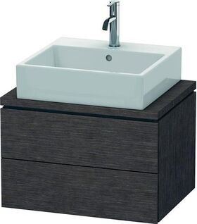 Duravit Konsolenunterschrank L-CUBE 400x620x477mm eiche dunkel gebürstet