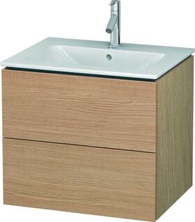 Duravit Waschtischunterbau L-CUBE 620x481x550mm europäische eiche