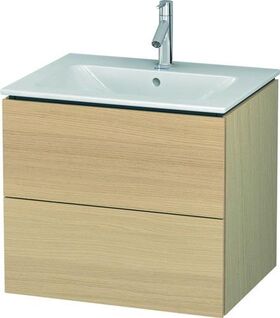 Duravit Waschtischunterbau L-CUBE 620x481x550mm mediterrane eiche