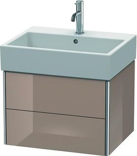 Duravit Waschtischunterbau XSQUARE 397x584x460mm cappuccino hochglanz