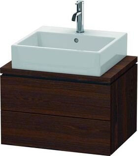 Duravit Konsolenunterschrank L-CUBE 400x620x477mm nussbaum gebürstet