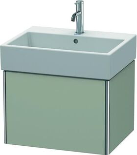 Duravit Waschtischunterbau XSQUARE 397x584x460mm taupe seidenmatt