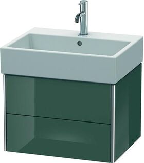 Duravit Waschtischunterbau XSQUARE 397x584x460mm dolomiti grey hochglanz