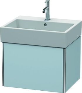 Duravit Waschtischunterbau XSQUARE 397x584x460mm lichtblau seidenmatt