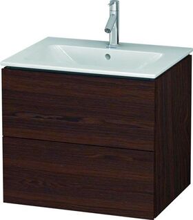 Duravit Waschtischunterbau L-CUBE 620x481x550mm nussbaum gebürstet