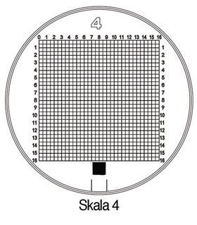 Standlupe Tech-Line Vergr. 8x Vario Skala 1,2,3,4,5 6tlg. Schweizer