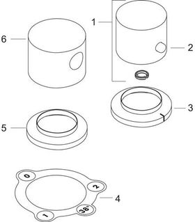 2-Loch Wannenrandarmatur AXOR UNO2 bru black chrome DN 15 mit Thermostat