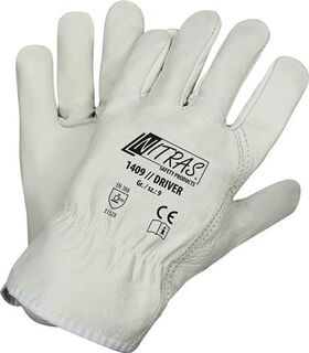 Handschuhe Driver Gr.9 grau EN 388,EN 407 PSA II NITRAS - VPE: 12