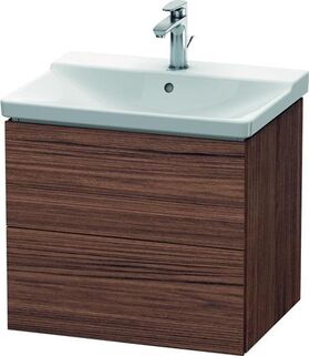 Duravit Waschtischunterbau L-CUBE 620x481x555mm nussbaum dunkel