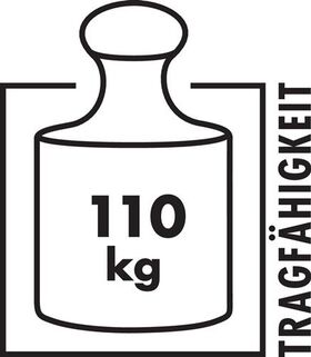 Bürodrehstuhl m.Permanentkontakt schwarz 420-550mm o.Lehnen Trgf.110kg TOPSTAR