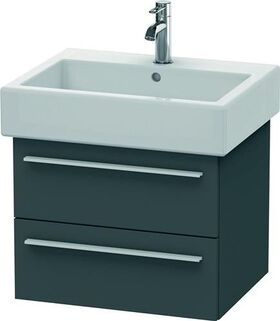 Duravit Waschtischunterbau X-LARGE 443x550x448mm graphit matt