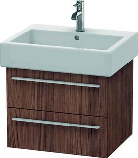 Duravit Waschtischunterbau X-LARGE 443x550x448mm nussbaum dunkel