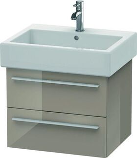 Duravit Waschtischunterbau X-LARGE 443x550x448mm cappucino hochglanz