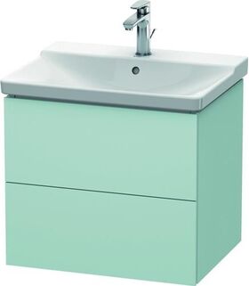 Duravit Waschtischunterbau L-CUBE 620x481x555mm lichtblau matt