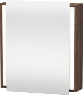 Duravit Spiegelschrank KETHO 180x650x750mm Ans links nussbaum dunkel