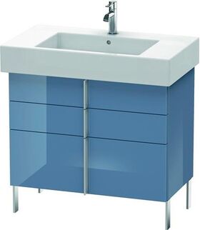 Duravit Waschtischunterbau VERO 446x800x581mm stone blue hochglanz