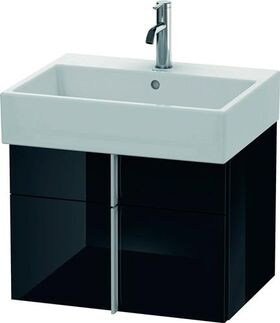 Duravit Waschtischunterbau VERO AIR 440x584x431mm schwarz hochglanz