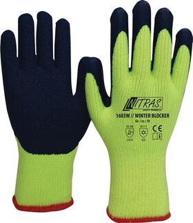 Kälteschutzhandschuhe Winter Blocker Gr.10 neongelb/blau EN 388,EN 511 PSA II - VPE: 12