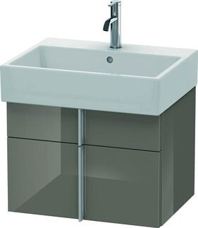 Duravit Waschtischunterbau VERO AIR 440x584x431mm flannel grey hochglanz