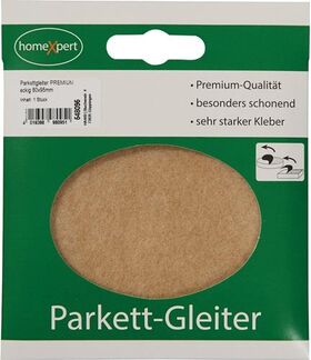 Parkettgleiter Premium 80 x 95mm Filz natur eck.selbstkl.