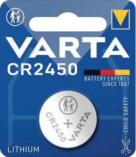 Knopfzelle Electronics 3 V 570 mAh CR2450 24,5x5mm VARTA