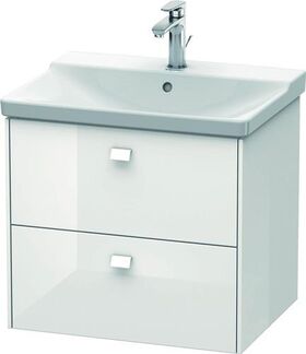 Duravit Waschtischunterbau BRIOSO Griffe Frontfarbe 561x620x479mm we hgl