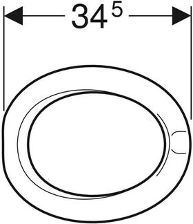 Geberit WC-Sitzring BAMBINI rubinrot