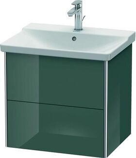 Duravit Waschtischunterbau XSQUARE 565x610x473mm dolomiti grey hochglanz