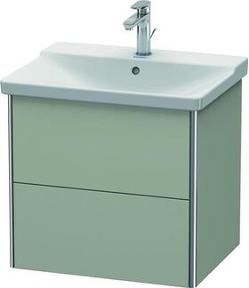 Duravit Waschtischunterbau XSQUARE 565x610x473mm taupe seidenmatt