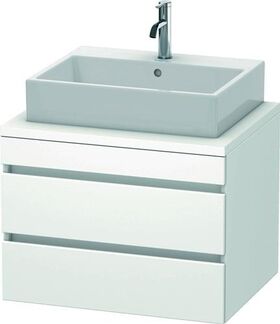 Duravit Konsolenunterschrank DURASTYLE 512x700x548mm weiß matt/weiß matt