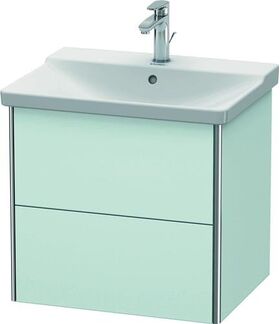 Duravit Waschtischunterbau XSQUARE 565x610x473mm lichtblau matt